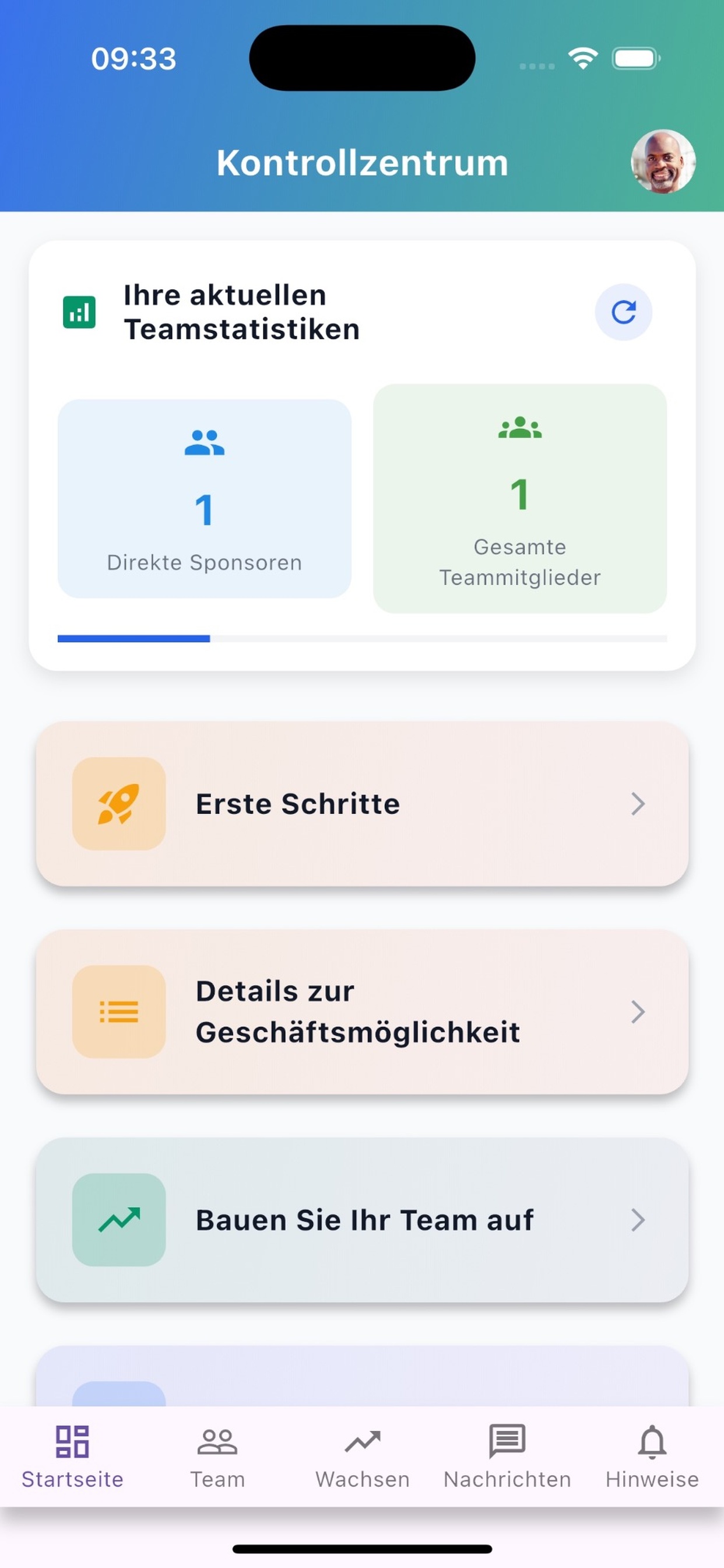Visualisieren Sie das Wachstum Ihres Netzwerks in Echtzeit mit detailliertem Team-Tracking
