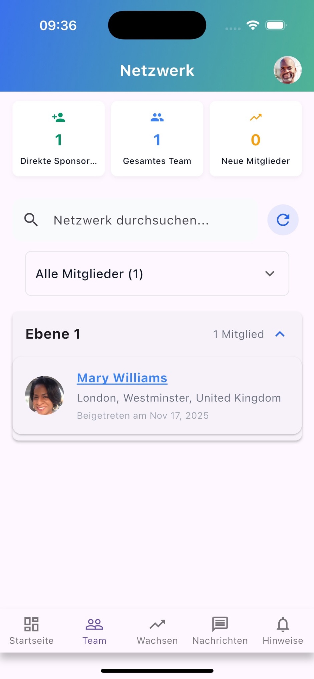 Sichere Nachrichtenübermittlung, tägliche Fortschritts-Updates und Team-Koordinationstools
